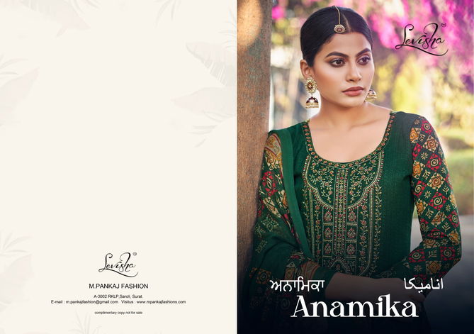 Levisha Anamika Casual Wear Wholesale Printed Dress Material